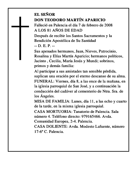 DON TEODORO MARTÍN APARICIO