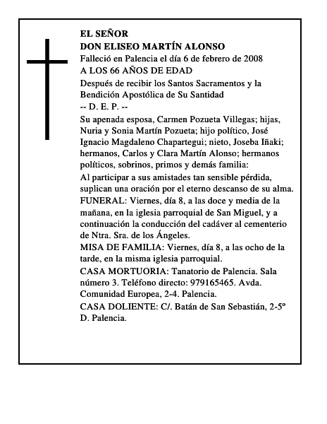 DON ELISEO MARTÍN ALONSO