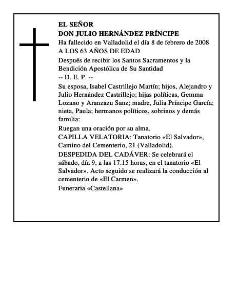 DON JULIO HERNÁNDEZ PRÍNCIPE