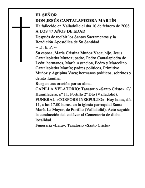 DON JESÚS CANTALAPIEDRA MARTÍN