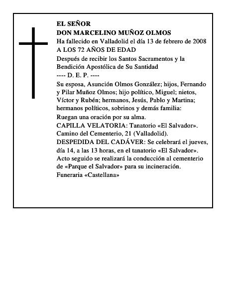 DON MARCELINO MUÑOZ OLMOS
