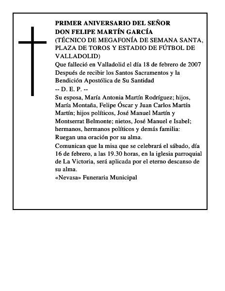 DON FELIPE MARTÍN GARCÍA