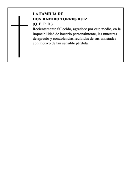 DON RAMIRO TORRES RUIZ