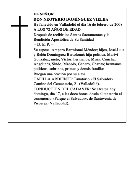 DON NEOTERIO DOMÍNGUEZ VIELBA