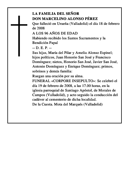DON MARCELINO ALONSO PÉREZ