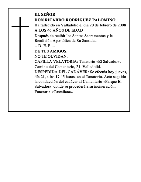 DON RICARDO RODRÍGUEZ PALOMINO