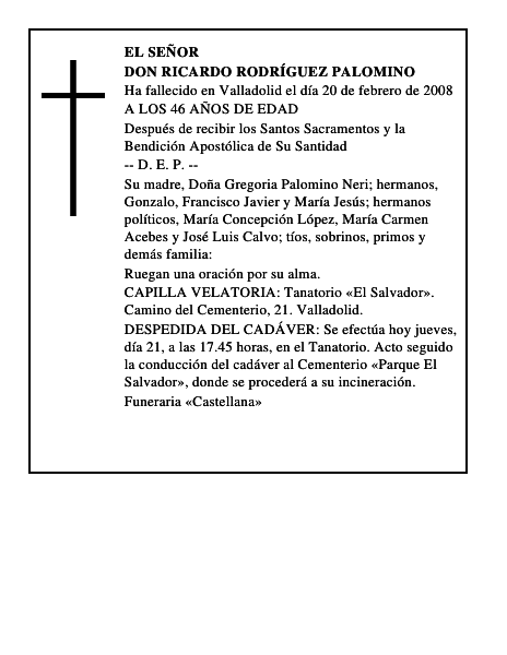 DON RICARDO RODRÍGUEZ PALOMINO