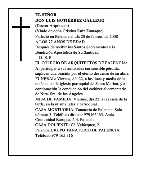 DON LUIS GUTIÉRREZ GALLEGO