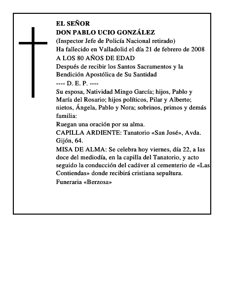 DON PABLO UCIO GONZÁLEZ
