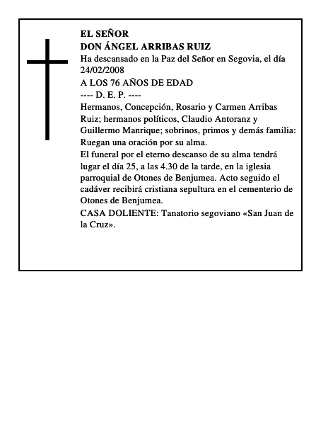 DON ÁNGEL ARRIBAS RUIZ