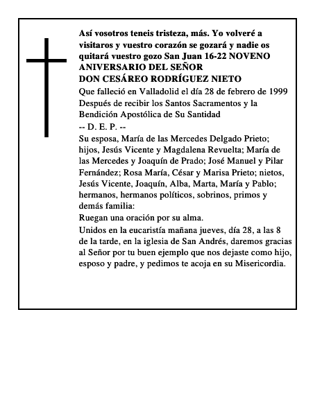 DON CESÁREO RODRÍGUEZ NIETO
