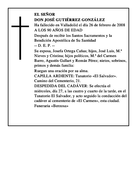 DON JOSÉ GUTIÉRREZ GONZÁLEZ