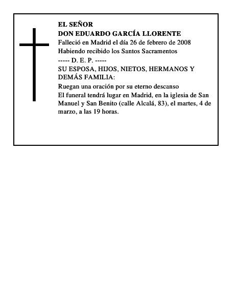 DON EDUARDO GARCÍA LLORENTE