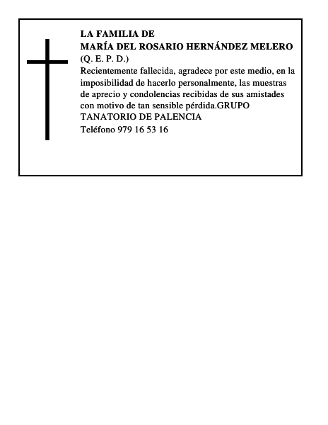 MARÍA DEL ROSARIO HERNÁNDEZ MELERO