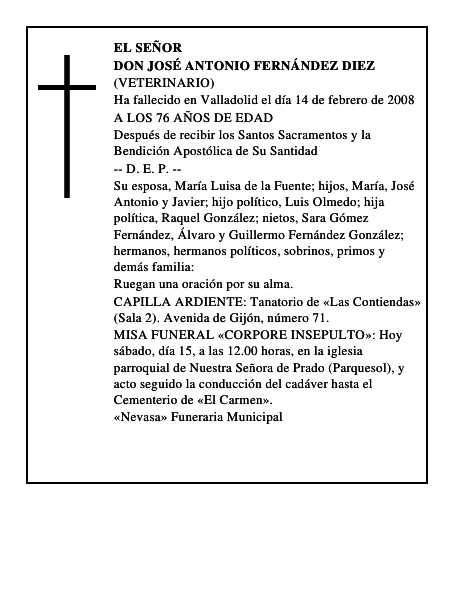 DON JOSÉ ANTONIO FERNÁNDEZ DIEZ