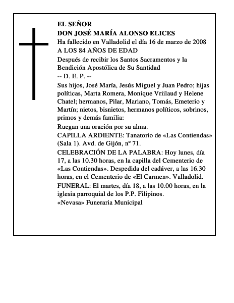 DON JOSÉ MARÍA ALONSO ELICES