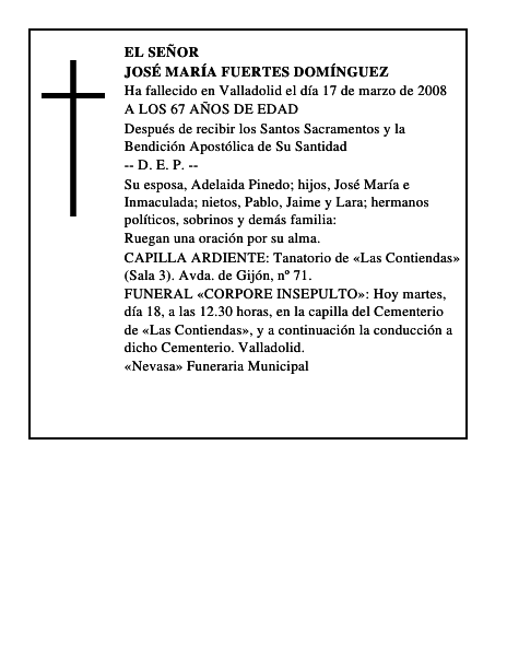 JOSÉ MARÍA FUERTES DOMÍNGUEZ