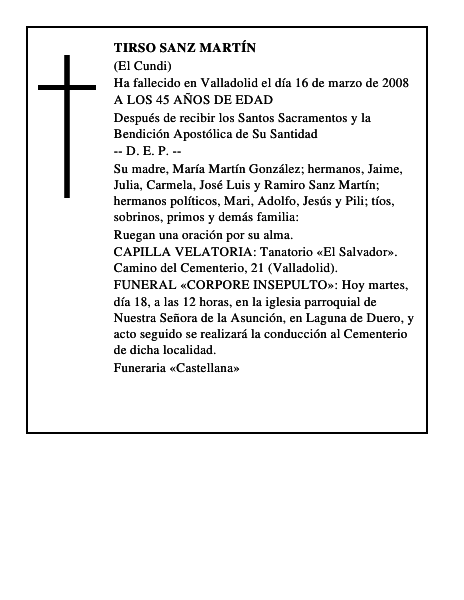 TIRSO SANZ MARTÍN