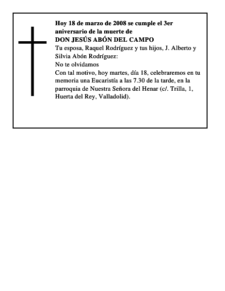 DON JESÚS ABÓN DEL CAMPO