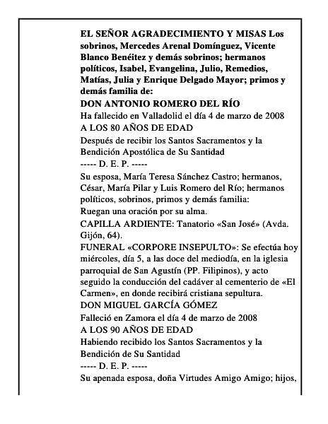 DON ANTONIO ROMERO DEL RÍO
