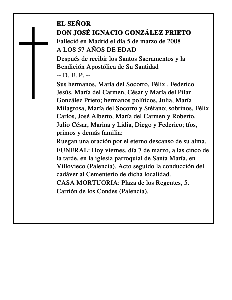 DON JOSÉ IGNACIO GONZÁLEZ PRIETO