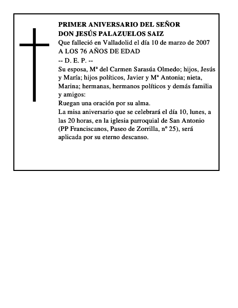 DON JESÚS PALAZUELOS SAIZ