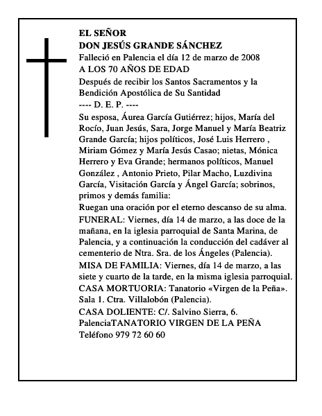 DON JESÚS GRANDE SÁNCHEZ