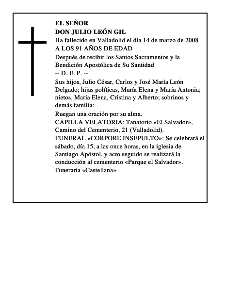 DON JULIO LEÓN GIL