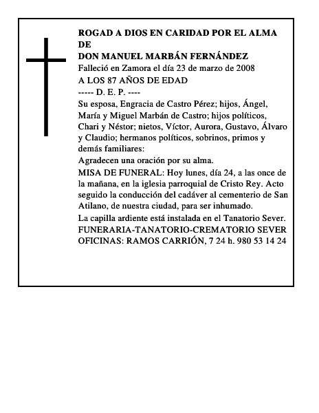 DON MANUEL MARBÁN FERNÁNDEZ