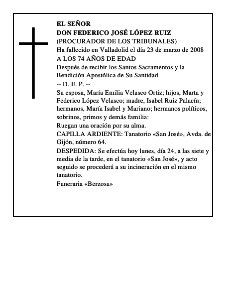 DON FEDERICO JOSÉ LÓPEZ RUIZ
