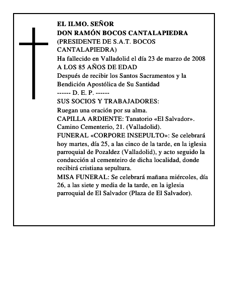 DON RAMÓN BOCOS CANTALAPIEDRA