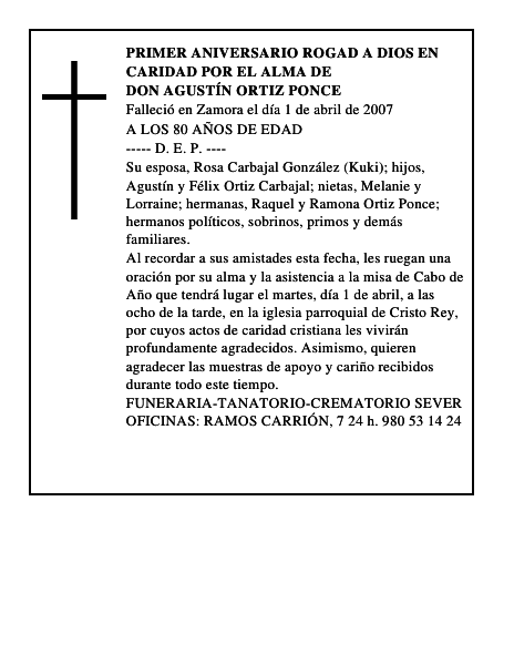 DON AGUSTÍN ORTIZ PONCE