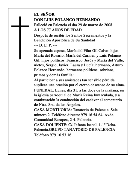 DON LUIS POLANCO HERNANDO