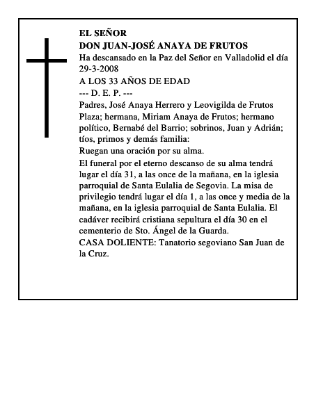 DON JUAN-JOSÉ ANAYA DE FRUTOS