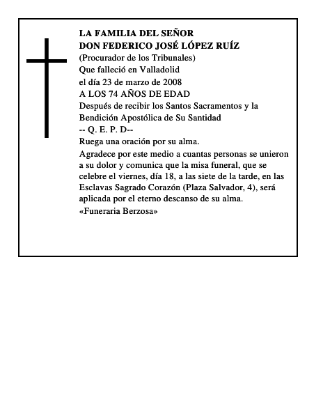 DON FEDERICO JOSÉ LÓPEZ RUÍZ