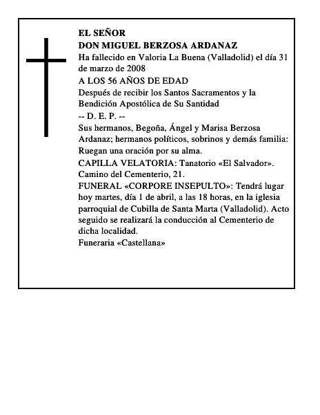 DON MIGUEL BERZOSA ARDANAZ