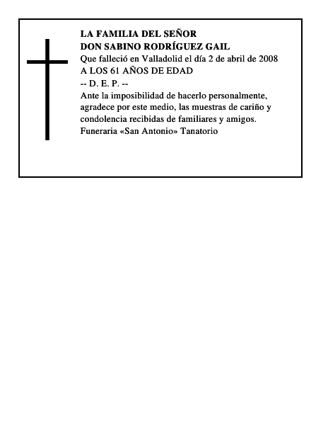 DON SABINO RODRÍGUEZ GAIL
