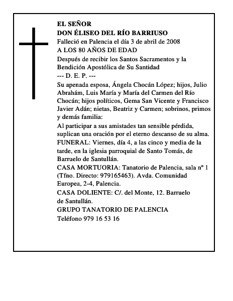 DON ÉLISEO DEL RÍO BARRIUSO