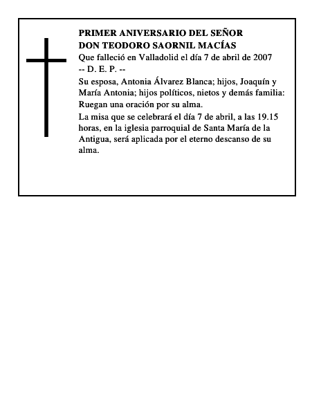 DON TEODORO SAORNIL MACÍAS