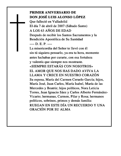 DON JOSÉ LUIS ALONSO LÓPEZ