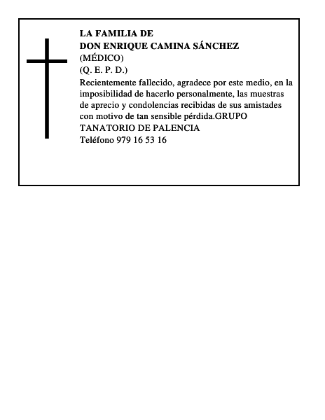 DON ENRIQUE CAMINA SÁNCHEZ