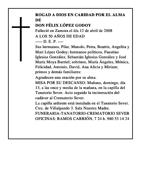 DON FÉLIX LÓPEZ GODOY