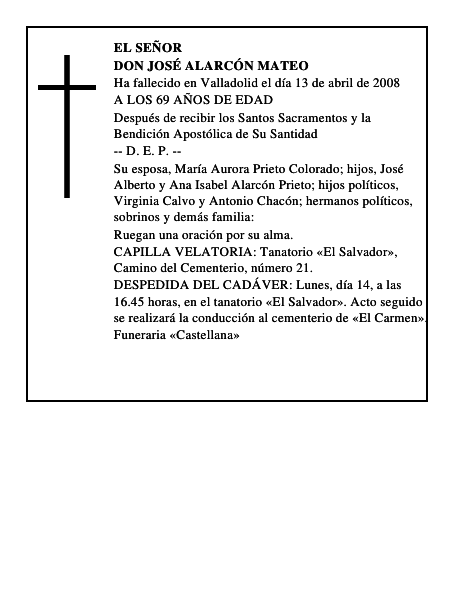 DON JOSÉ ALARCÓN MATEO