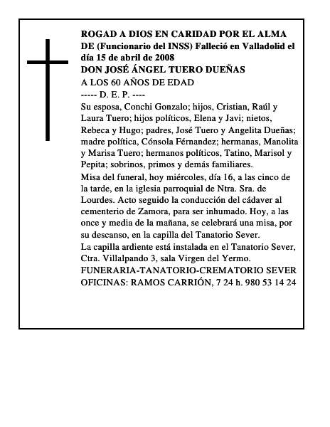 DON JOSÉ ÁNGEL TUERO DUEÑAS