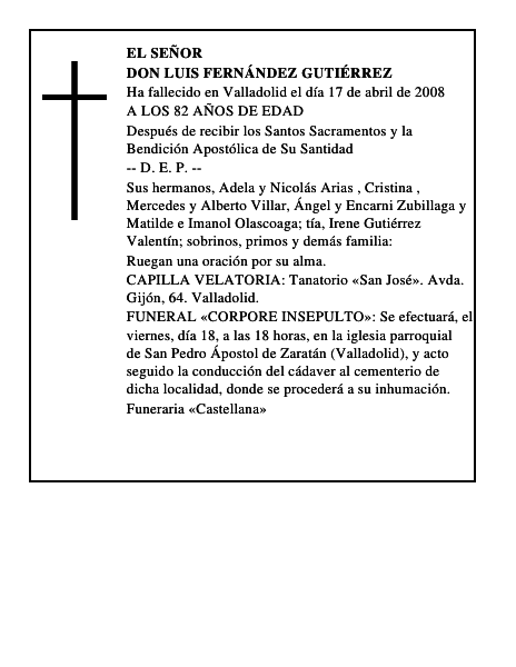 DON LUIS FERNÁNDEZ GUTIÉRREZ