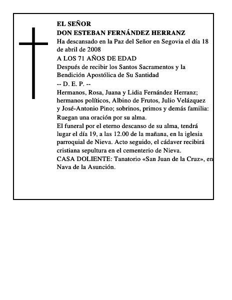 DON ESTEBAN FERNÁNDEZ HERRANZ