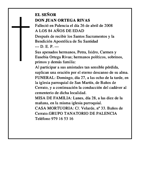 DON JUAN ORTEGA RIVAS