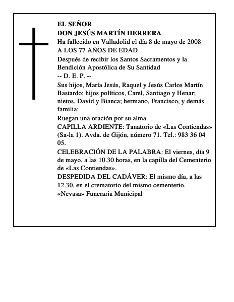 DON JESÚS MARTÍN HERRERA