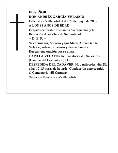 DON ANDRÉS GARCÍA VELASCO