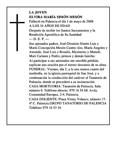 ELVIRA MARÍA SIMÓN MESÓN